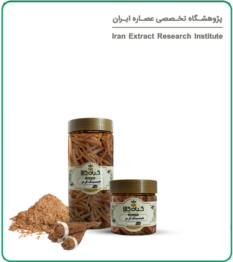 جینسینگ قرمز خشک یا پودری بسته بندی