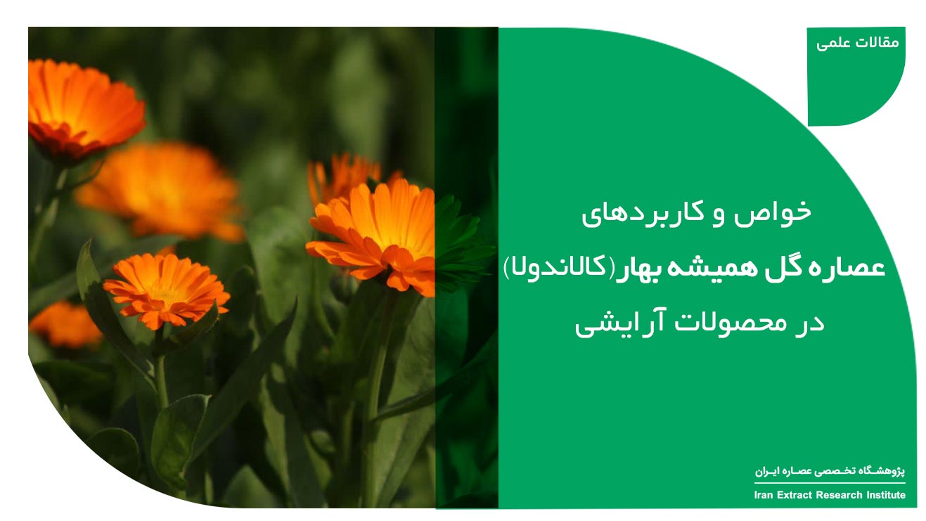 خواص عصاره گل همیشه بهار